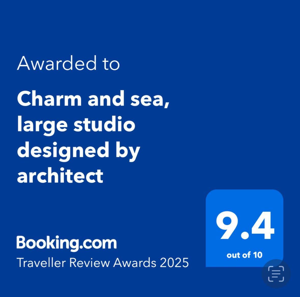 Charm And Sea, Large Studio Designed By Architect Cul de Sac Exteriör bild